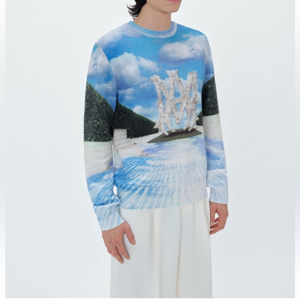 Amiri Runway Crew Sweater